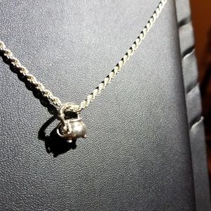 Cauldron pendant. Unique charm.